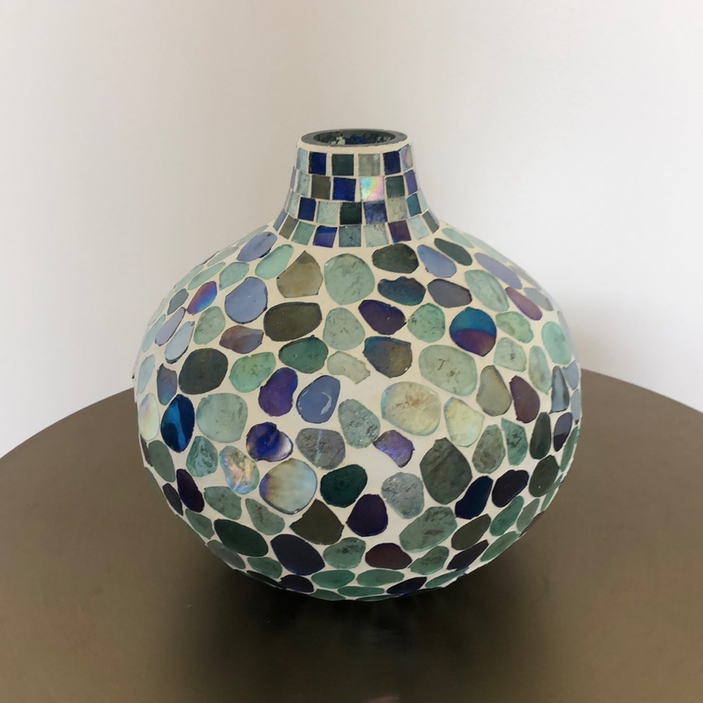 NWT Pier 1 Imports mosaic vase